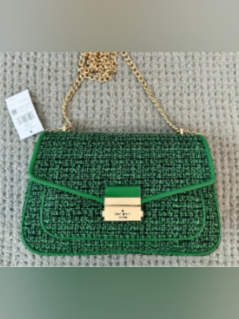 Kate Spade Carey Tweed Chain Shoulder Bag - Picture 5 of 7
